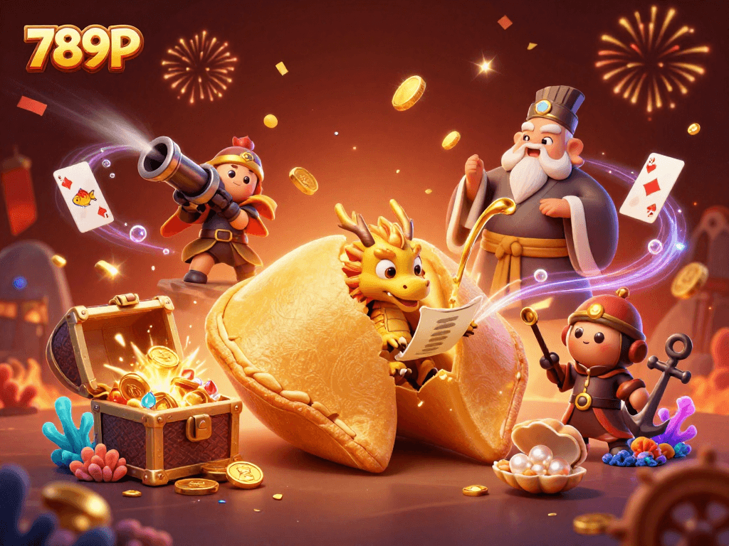 Experience excitement with 789P's thrilling casino adventures featuring golden fortune themes and vibrant decorations.