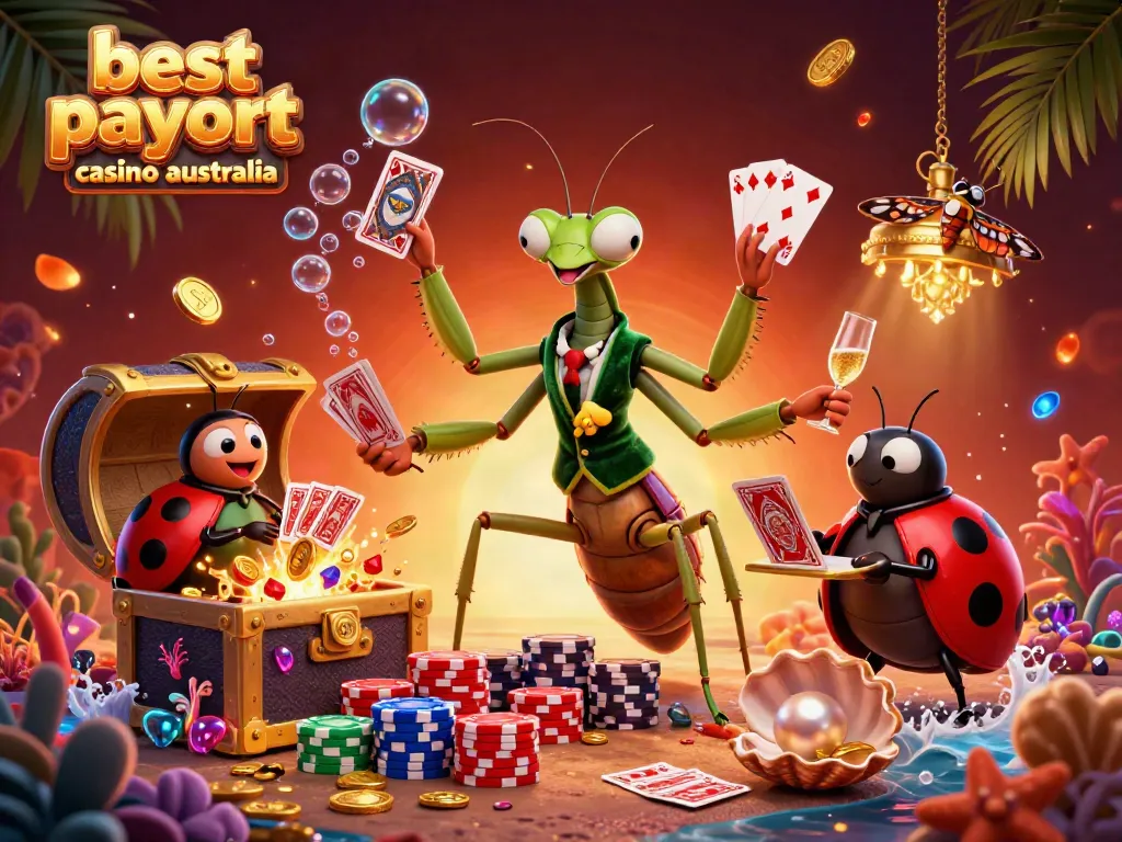 Experience the vibrant action at the best payout casino australia with dynamic characters and colorful elements.
