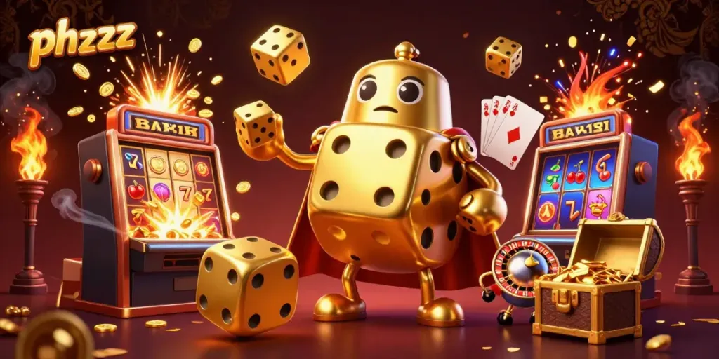 Experience vibrant jackpots and casino excitement with phzzz's interactive gaming elements.