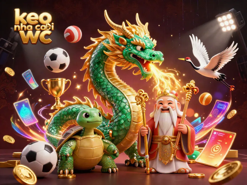 Experience exciting moments of sports betting with keo nha cai wc amidst dynamic 3D elements.